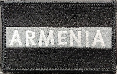 U24 Toppa Armenia Con Stemma Applicazione Patch 9 X 6 Cm