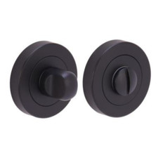Bathroom Thumb Turn & Emergency Release Round Smart Deadbolt Matt Black
