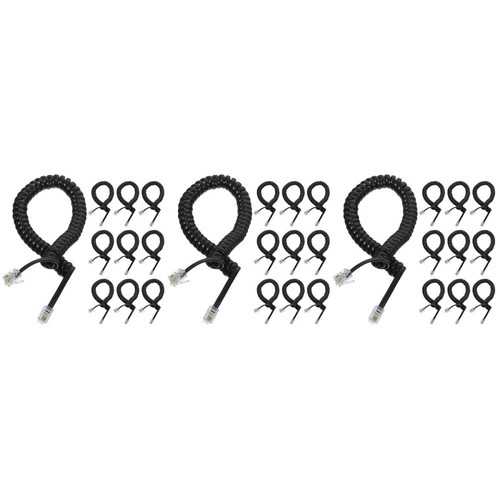 3 Pack Mobilteilersatzkabel Telefonleitung Festnetz-Telefonkabel - Zdjęcie 7 z 12