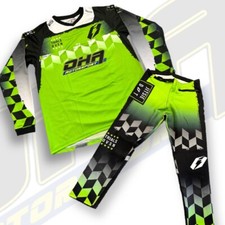 JITSIE Trials Jersey & Pants Kit Combo - SPARKLE GREEN - VERTIGO OHA