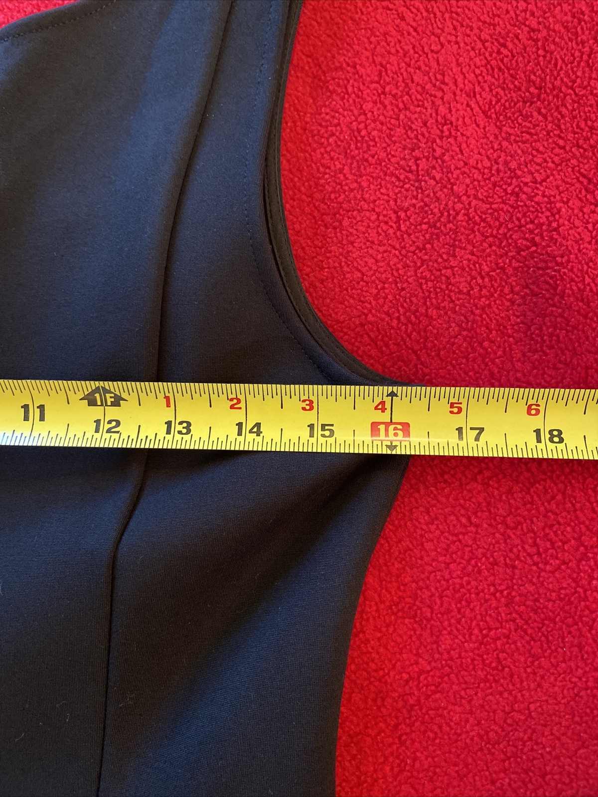 BLACK BASIC merona Thick Black stretch rayon dres… - image 8