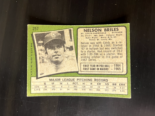 1971 Topps Baseball #1-262. You-Pick Complete-Your-Set. Low Ship. Up to 10% Off - Picture 491 of 501