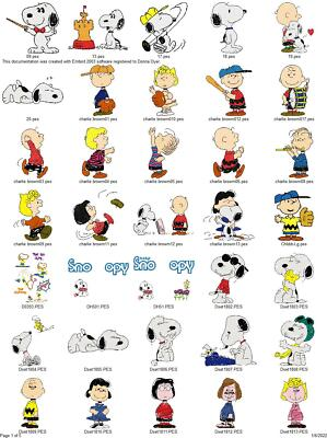 #ad 162 CARTOON CHARACTERS BUNDLE EMBROIDERY MACHINE DESIGNS COLLECTION PES USB $18.95