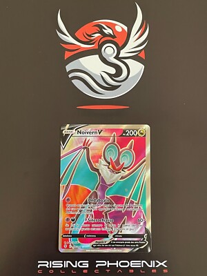 Rising Phoenix Pokemon - Noivern V 195/203 Ethereal Evolutions Holo NM Ita #2081