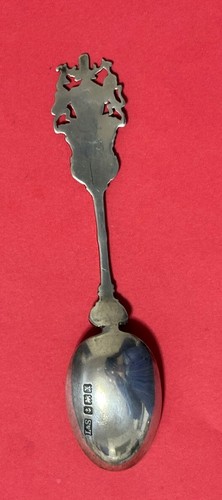 Great Britain Sterling Silver 14.3g 4.5” Souvenir Spoon - Picture 6 of 7