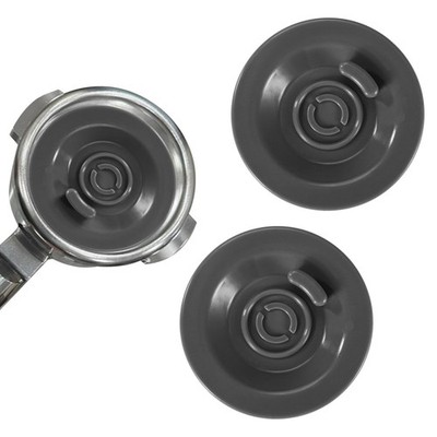 Lyreh 2 Stück 54 mm Espresso Rückspülung Reinigung 1 Stück (2er Pack), dunkelgrau 