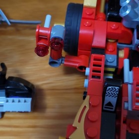 LEGO Ninjago 70727 Kai&rsquo;s X-1 Ninja Charger &ndash; no minifigs, near complete.
