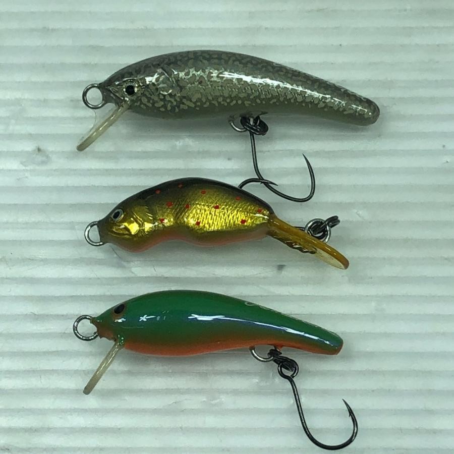 Yamanchu Minnow Handmade Lures Set of 3 B Grade, Fishing Tackle, Used - Image 2