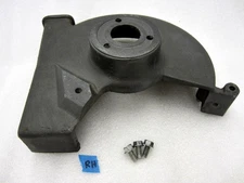 Vintage 1960's Craftsman "Block" Bench Grinder RH Wheel Stone Body Guard & Bolts