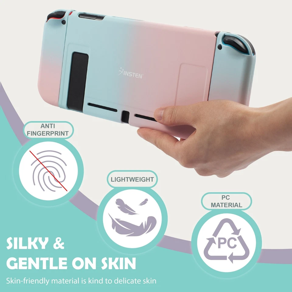 For Nintendo Switch Console Joycon Dockable Protective Case Cover Anti-Scratch - Image 4 of 4