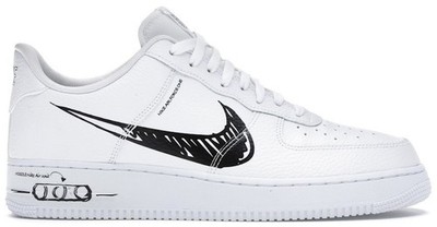 Nike Air Force 1 Low Sketch - Black for Sale | Authenticity