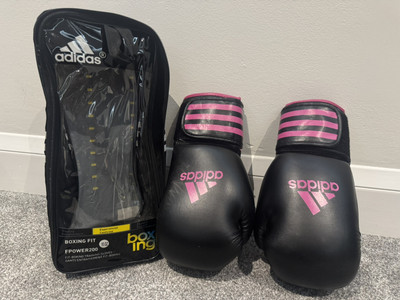 QUALITÄT 10oz ADIDAS FPOWER200 Pro Boxausrüstung BOXHANDSCHUHE Training PINK + SCHWARZ