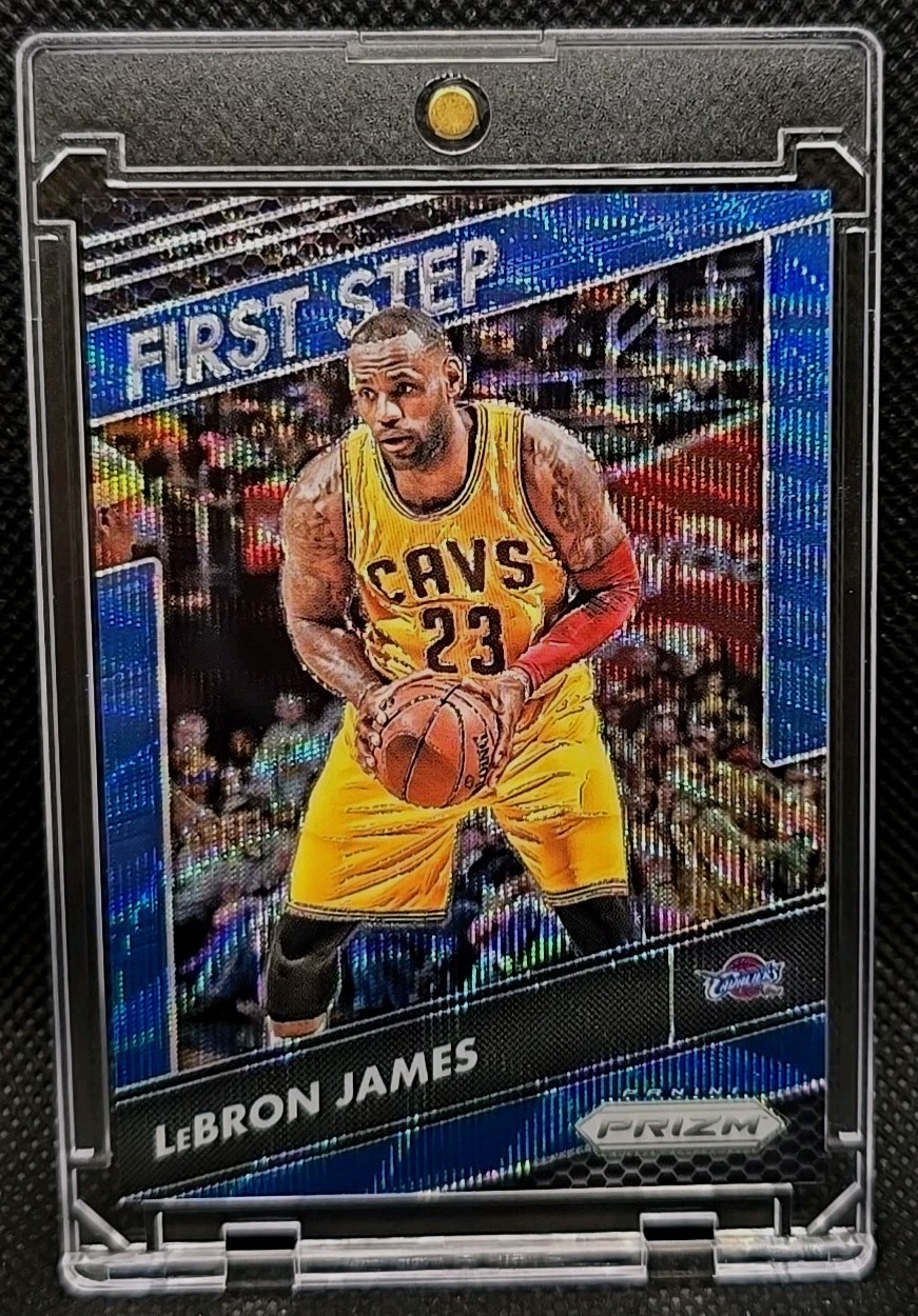 2016-17 Panini Prizm - First Step LeBron James #6 Blue Wave Prizm /99
