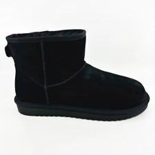 Koolaburra by UGG Koola Mini II Black Womens Size 10 Ankle Fur Boots