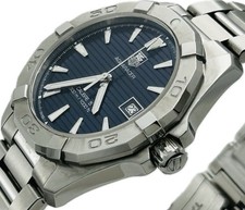 TAG HEUER Aquaracer Caliber 5 WAY2112.BA0928 Auto Mens Watch Excellent A7376