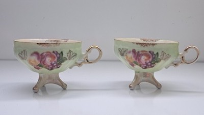 Plum Fruit Tea Cup lot of 2.