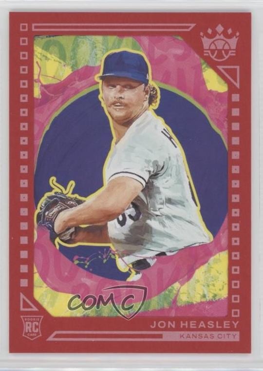 2022 Panini Diamond Kings Rookies II Red Frame Jon Heasley #150 Rookie RC 2qw