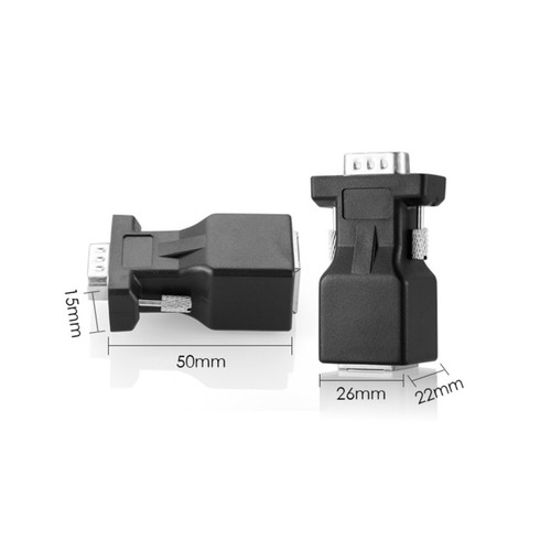 2 Pcs VGA-Adapter Kabelnetz-Verlängerungsverstärker Computer Extra Converter - 第 12/12 張圖片