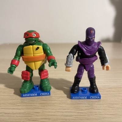 Mega Bloks Raphael und Fußsoldat Teenage Mutant Ninja Turtles Mini Figuren