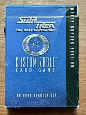 STAR TREK: The Next Generation customizable Card Game 60 card starter set. Excel