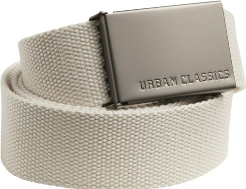 URBAN CLASSICS CANVAS BELT Basic Gürtel Stoffgürtel Blank Unisex Metall Schnalle - Picture 23 of 40