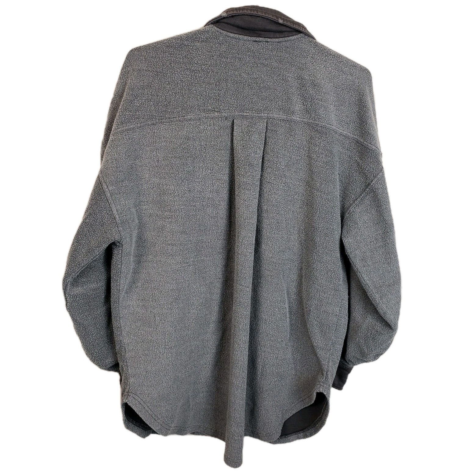 Free People Ruby Fuzzy Button Front Collared Jack… - image 6