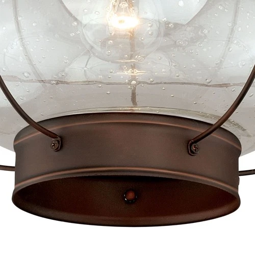 Chatham 1-Light Outdoor Ceiling in Coastal and Globe Style 12 Inches Tall and 13 - Picture 6 of 10