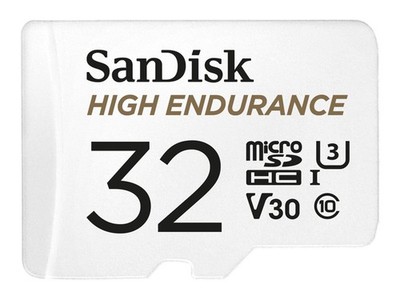 SanDisk High Endurance microSDHC UHS-I U3 Speicherkarte + Adapter 32GB