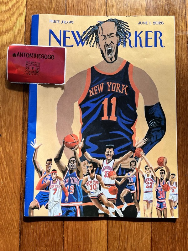 The New Yorker June 1 Issue Knicks Cover NBA Finals Champions Magazine 2026