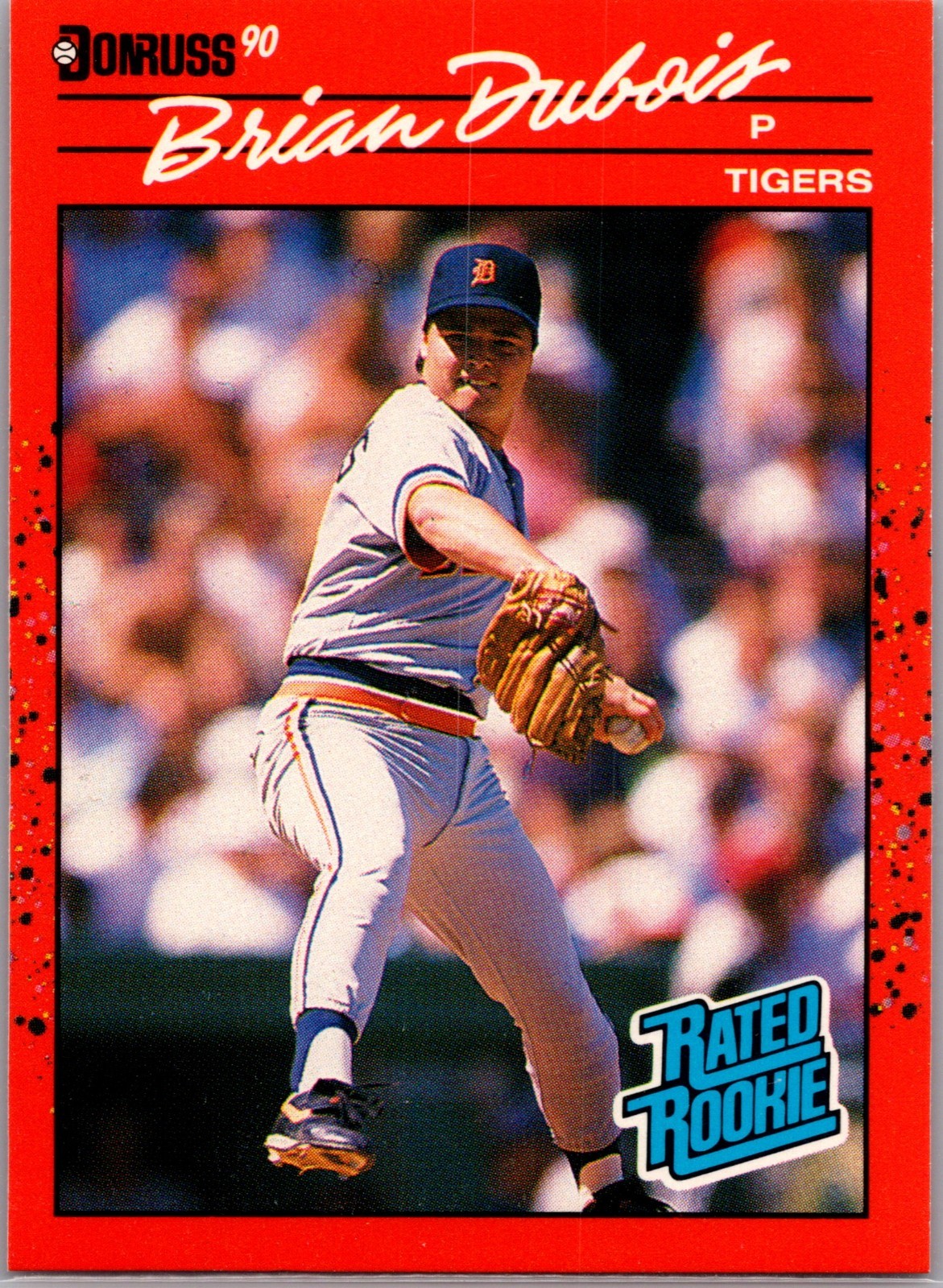 1990 Donruss #38 Brian Dubois Rated Rookie