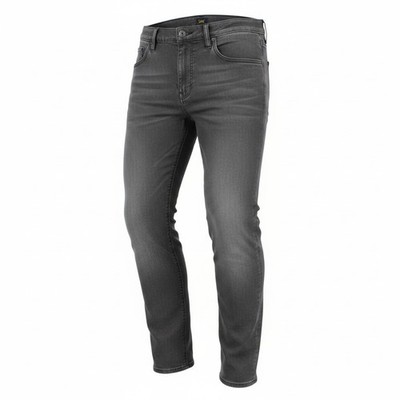 LEE Rider Herren Jeans W30/L30 Slim Grau Baumwolle Stretch Washed Denim 5-Pocket *