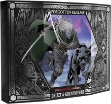 Dungeons & Dragons Drizzt Guenhwyvar Figure Set Forgotten Realms Pulsecon 2020