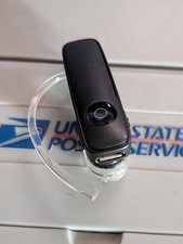 Auriculares inalámbricos Bluetooth M165 gancho para oreja manos libres negro probado funcionando