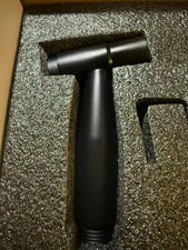 Toilet Adapter Hose Bidet Spray Stainless Steel Black Handheld Shower Head NEW