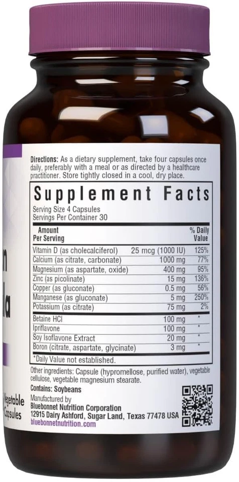 Bluebonnet Super Boron Bone Formula Cápsulas Vegetarianas 120 unidades CADUCIDAD 10/25 Foto 2 de 3