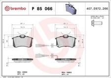 Bremsbelagsatz Hinten Lucas-System für Audi A2 8Z Skoda Fabia I 6Y Combi 98-10