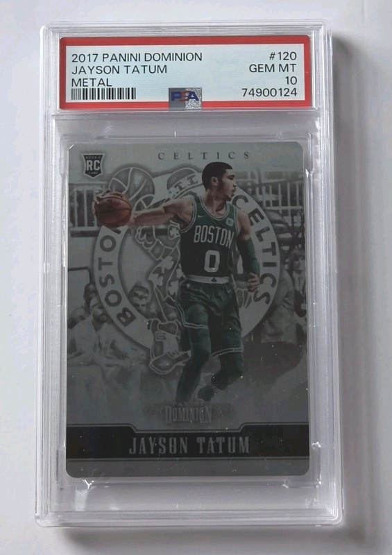 2017-18 Panini Dominion Jayson Tatum METAL RC /199 PSA 10