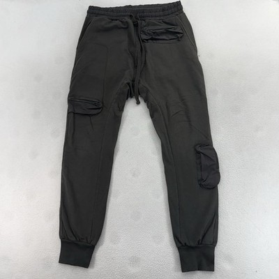 Thom Krom Men s Technical Cargo Joggers Charcoal Sz M Avant-Garde Luxury