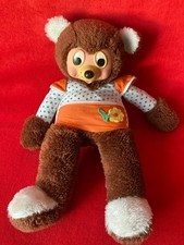 DDR Pl&uuml;schtier B&auml;r Teddy Gummigesicht Stofftier Sonni Sonneberg