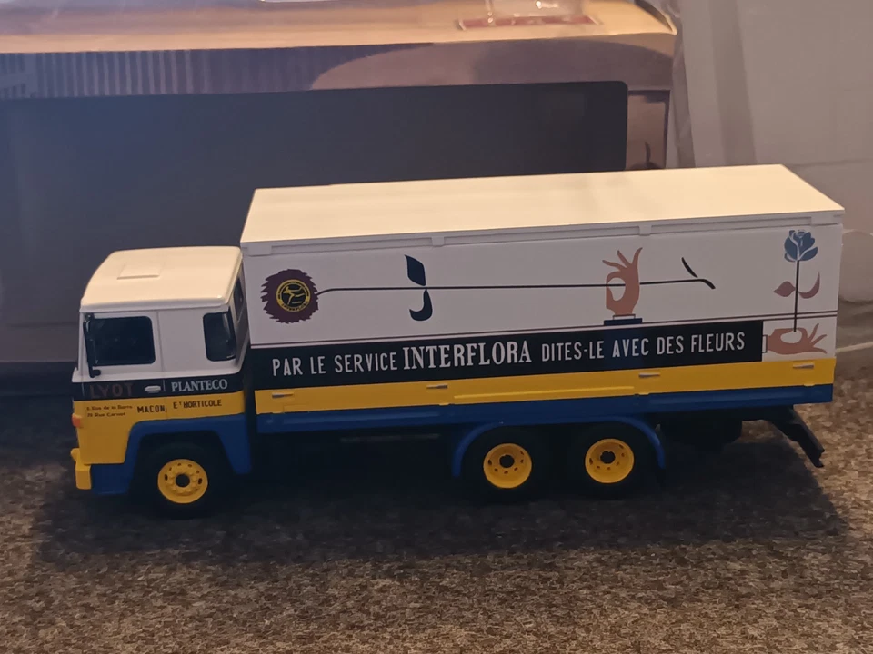 IXO/ALTAYA - SCANIA 140 V8 INTERFLORA 1978 - ECHELLE 1/43 - Photo 2/4