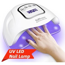UV LED Nail Lamp, 150W UV Gel Nail Light for Curing Acrylic Gel Nails Polish