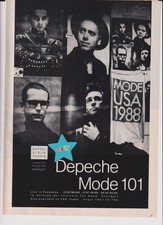 Depeche Mode   101 - Original Werbeanzeige 19...