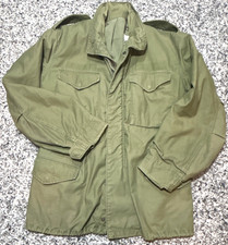 1981 Cold War US Army M65 OD-Green Cold Weather Field Jacket; Used; Small/ Reglr