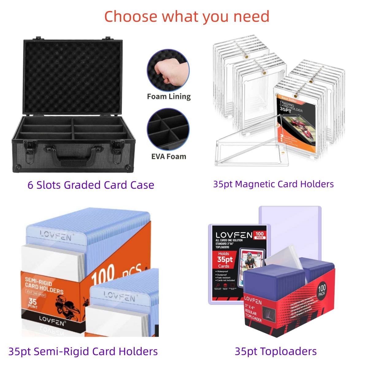 Graded Card Case Box, Toploader, Semi-Rigid Card Holders For 35pt Trading Cards | eBay Graded Card Case Box, Toploader, Semi-Rigid Card Holders For 35pt Trading Cards | eBay