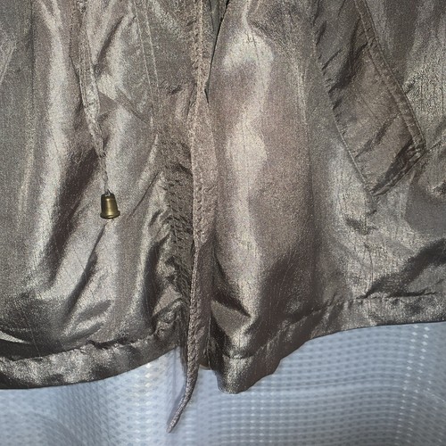 Braetan Authentic Outerwear Windbreaker Jacket Mens Large Tan With Black Accent - Picture 5 of 7