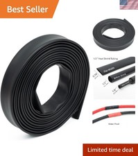 1/2" Dual Wall Adhesive Heat Shrink Tubing - 3:1 Ratio, 10FT Waterproof Insul...