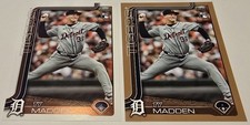 ⚾️ 2025 Topps Gold #483 Ty Madden Detroit Tigers Baseball RC 0709/2025 + Base ⚾️