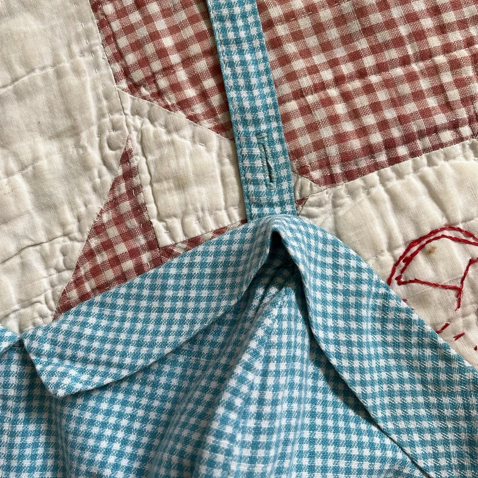 Sujetador Darling Vintage Años 40 50 Azul y Blanco Guinga Halter Sun Top Pin-Up Bombshell Foto 4 de 4