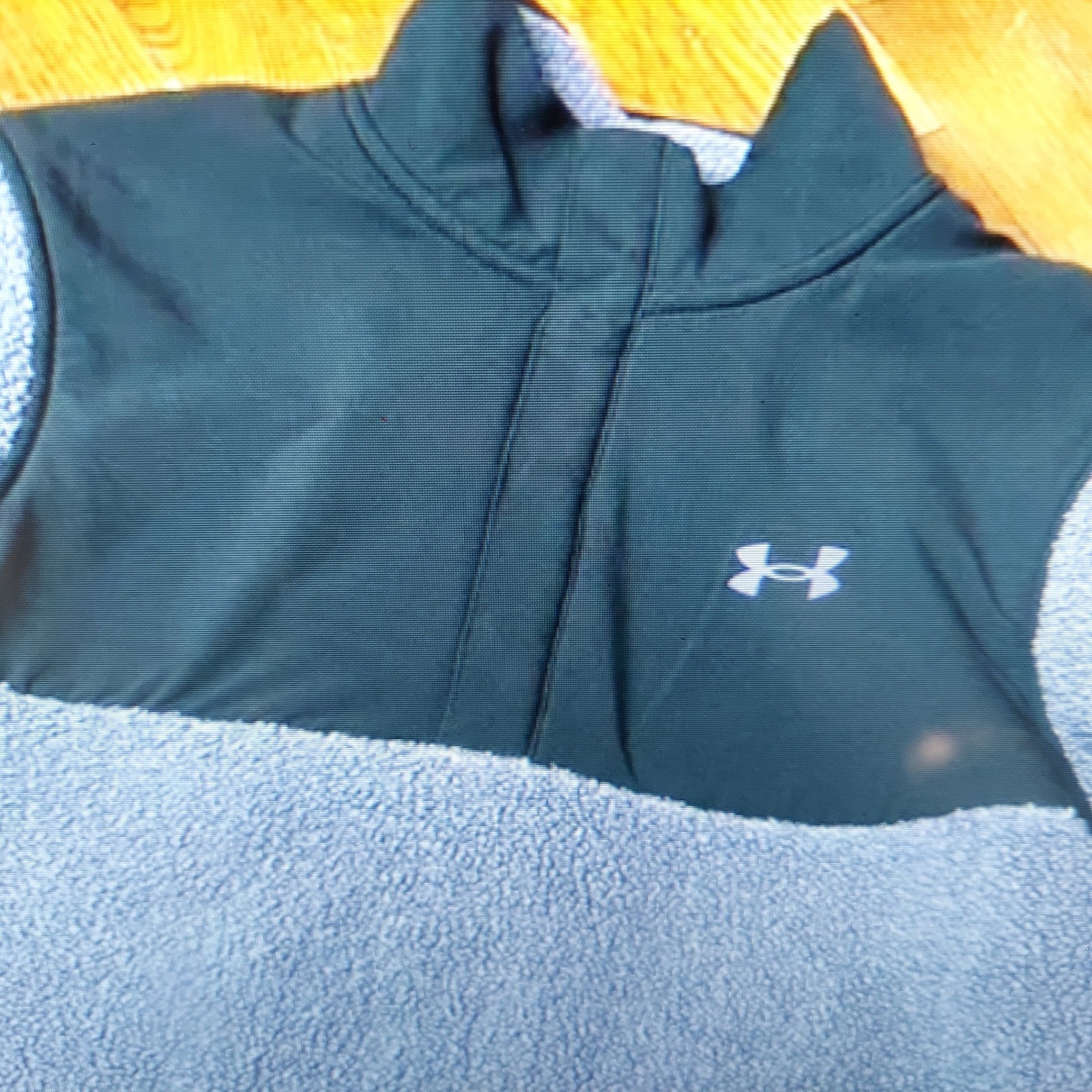 Under Armour Textured Fleece Color Block 1/4 Zip … - image 4