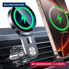 for 15W Magsafe Car Mount Charger Long Arm Magnetic Wireless Car Charger Magsaf